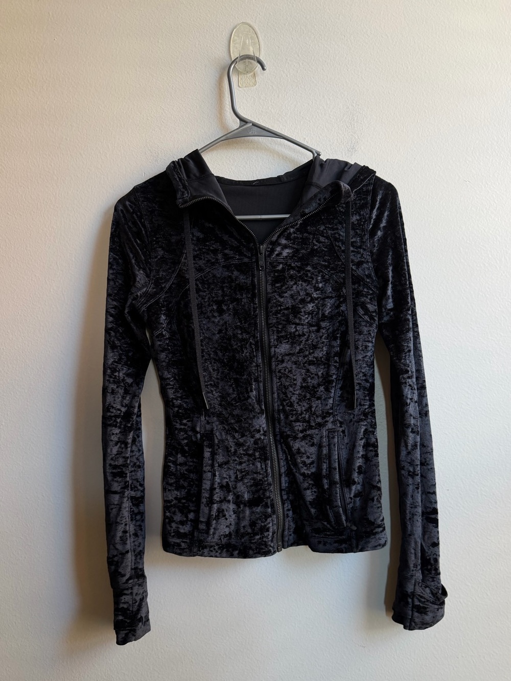 Lululemon Hooded Define Jacket *Crushed Velvet (Black) - Picture 2 of 4
